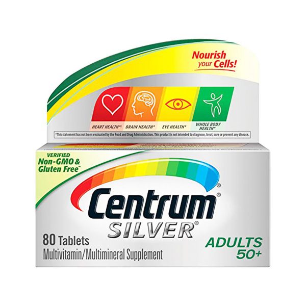 Centrum Silver Adult Multivitamin - Multimineral Supplement 80 Tablet