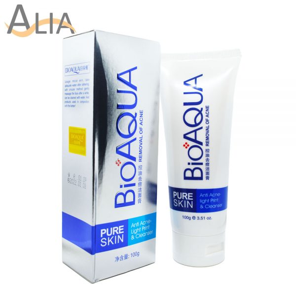 Bioaqua pure skin anti acne light print & cleanser (100g) 1