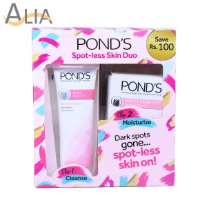 Pond's spot less skin duo face wash + beauty cream