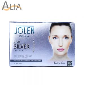 Jolen real silver facial kit skin renewal formula (all skin types)