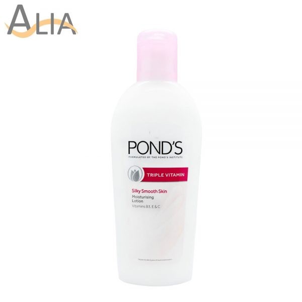 Ponds triple vitamin silky smooth skin moisturising lotion (100ml)