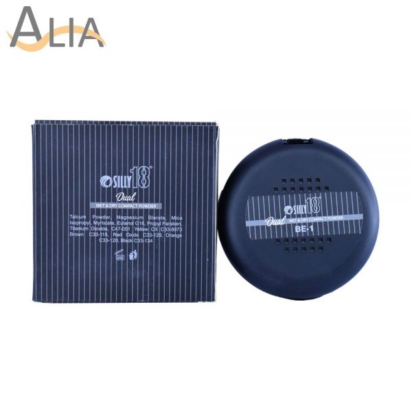 Silly18 dual wet & dry compact powder (be 1).