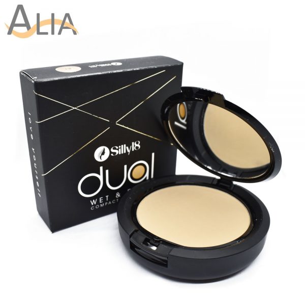 Silly18 dual wet & dry compact powder (ivory)