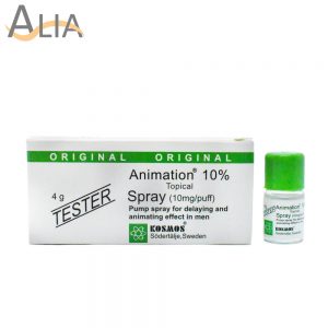 Animation spray for delaying and animation effect in men tester (10mg)
