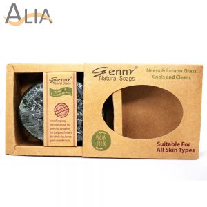 Genny natural neem & lemon grass soap for all skin types