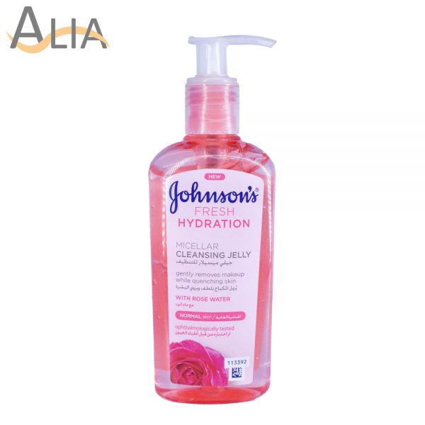 Johnson's fresh hydration micellar cleansing jelly with rose water (200ml)