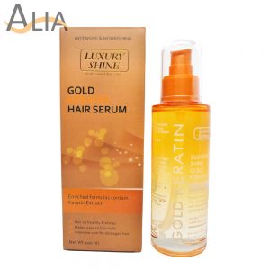 Luxury shine gold keratin hair serum (100ml)