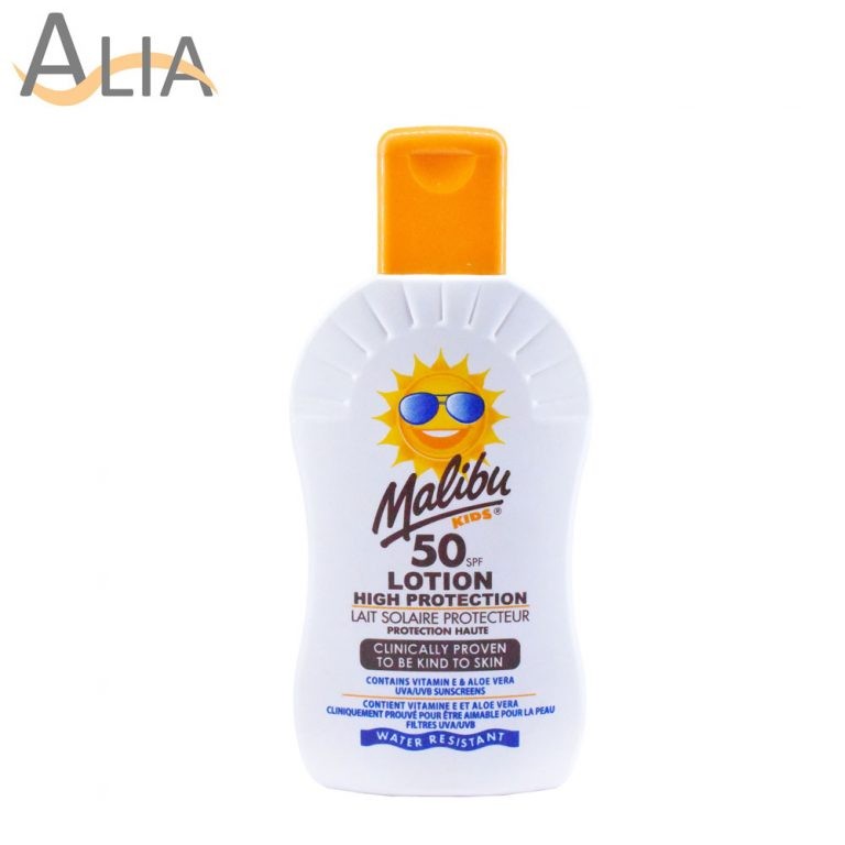Malibu 50 SPF High Protection Sunscreen Lotion (200ml)