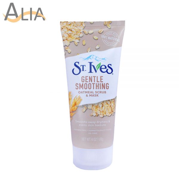 St. ives gentle smoothing oatmeal scrub & mask (170g)