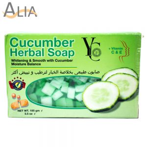 Yc cucumber herbal soap whitening & smooth moisture 100gm