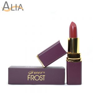 Genny frost lipstick shade no.350 (brownish pink)