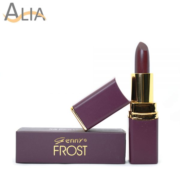 Genny frost lipstick shade no.370 (dark brown)