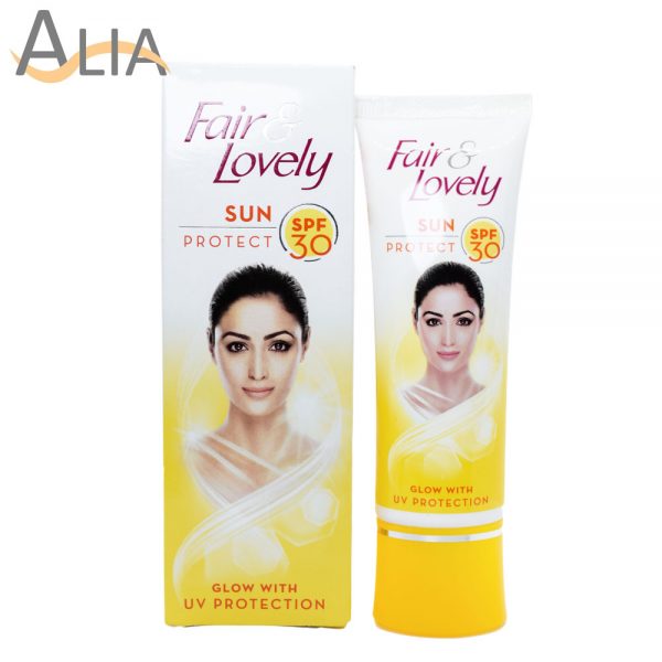 Fair & lovely sun protect spf 30 glow with uv protection