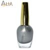 Genny nail polish (215) silver color.