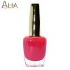 Genny nail polish (217) hot pink color.