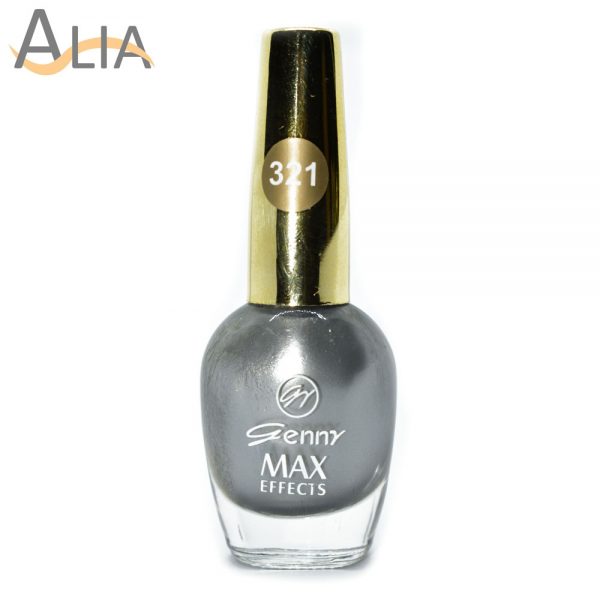 Genny nail polish (321) pure silver color