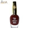Genny nail polish (338) dark maroon color