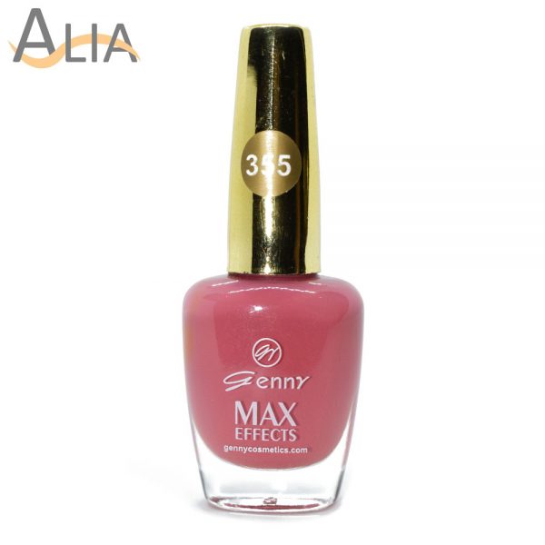Genny nail polish (355) pure light pink color