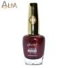 Genny nail polish (358) shimmery dark brown color