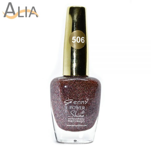 Genny nail polish (506) mix glitter color