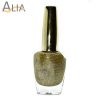 Genny nail polish (511) light golden glitter color.