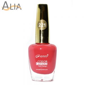 Genny nail polish max effects (221) light pink color