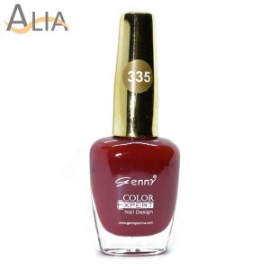 Genny nail polish max effects (335) light maroon color