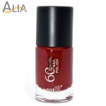 Silly18 60 seconds nail polish 02 dark red color