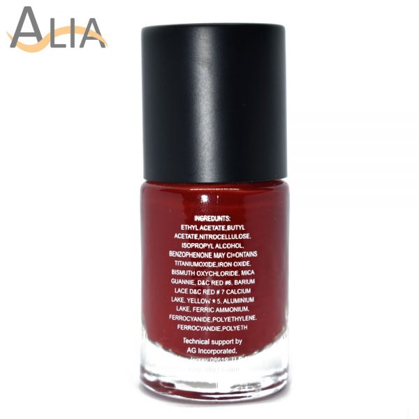 Silly18 60 seconds nail polish 02 dark red color