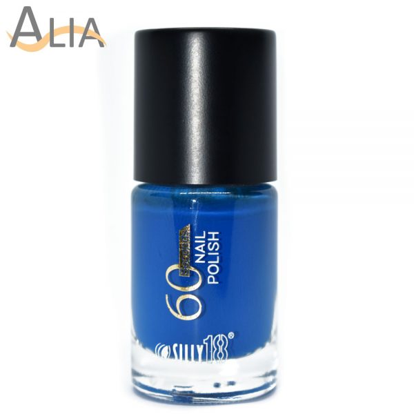 Silly18 60 seconds nail polish 08 dark blue color