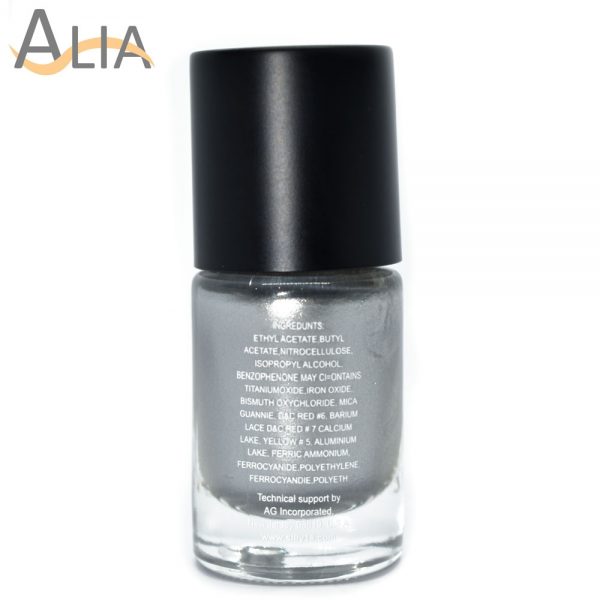 Silly18 60 seconds nail polish 10 silver color.