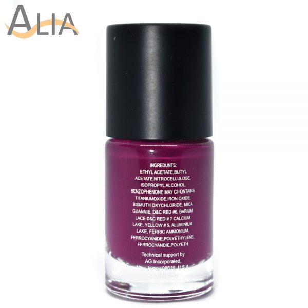 Silly18 60 seconds nail polish 19 purple color.