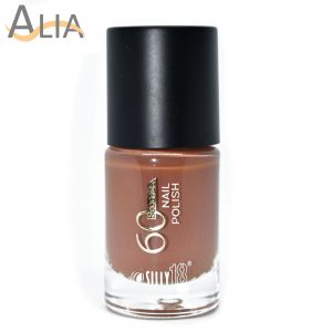 Silly18 60 seconds nail polish 20 brownish nude color