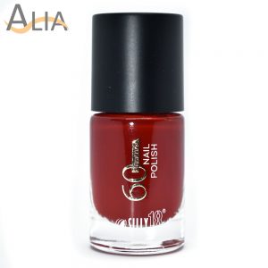 Silly18 60 seconds nail polish 40 red color