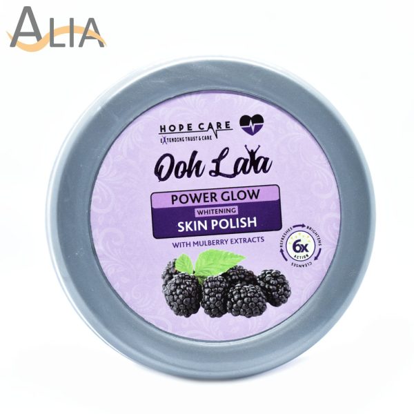 Ooh lala power glow whitening skin polish with mulberry 150g..